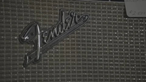 Fender Amp Close Up Stock Footage 275536929