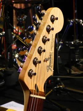 Fender Guitar Head Stock Photos