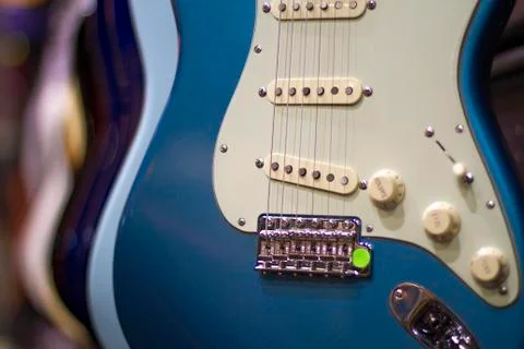 Fender guitar strat Stock Photos