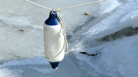 Fender rocking gently in the wind Stock Footage 87498281