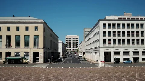 Fendi headquarter in Rome Stock Footage 76625853