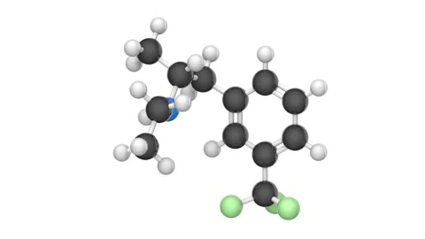 Fenfluramine. Seamless loop. White background Stock Footage 154734547
