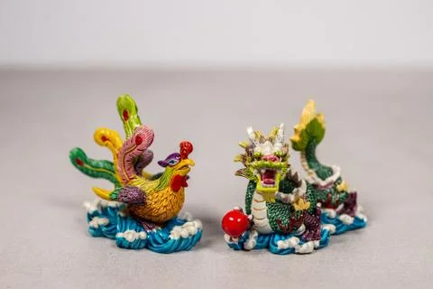 Feng shui figurines Stock Photos