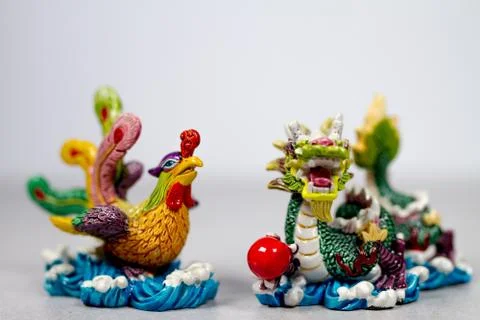 Feng shui figurines Stock Photos