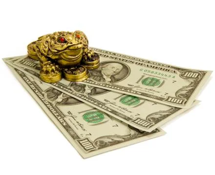 Feng shui frog Stock Photos