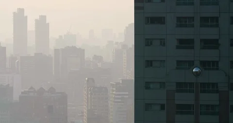 Feng Shui Mirrors on a building Stock Footage 90520064