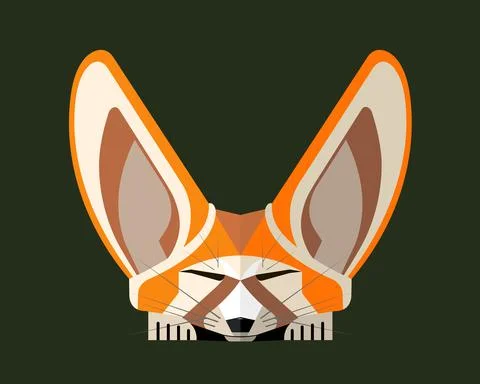 Fennec fox Stock Illustration