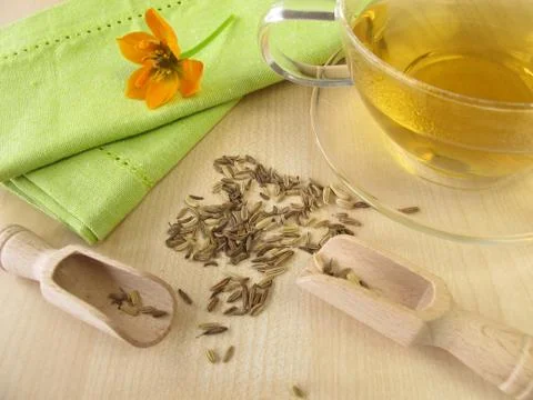 Fennel tea Stock Photos