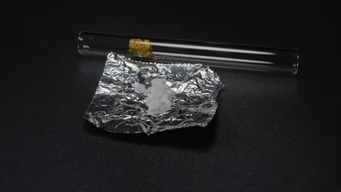 Fentanyl or crystal meth is widely used stimulant in current drug trend. Me.. Stock Footage 341141241