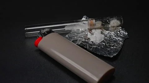 Fentanyl or crystal meth is widely used stimulant in current drug trend. Me.. Stock Footage 341141690