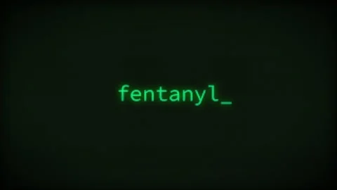 Fentanyl, Typing Text, Retro Computer Screen Stock Footage 310787343