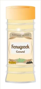 Fenugreek ground Stock Illustration