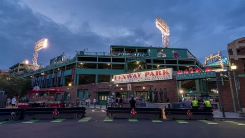 Fenway Park Exterior Wide Shot, Stock Video