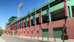 Fenway Park Exterior Wide Shot, Stock Video