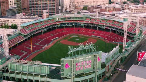 Championship Banners at Fenway Park Editorial Stock Photo - Image