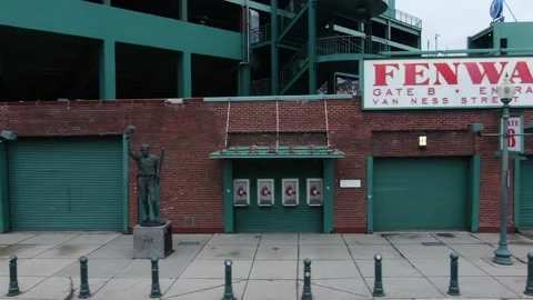 Fenway Park Exterior Wide Shot, Stock Video