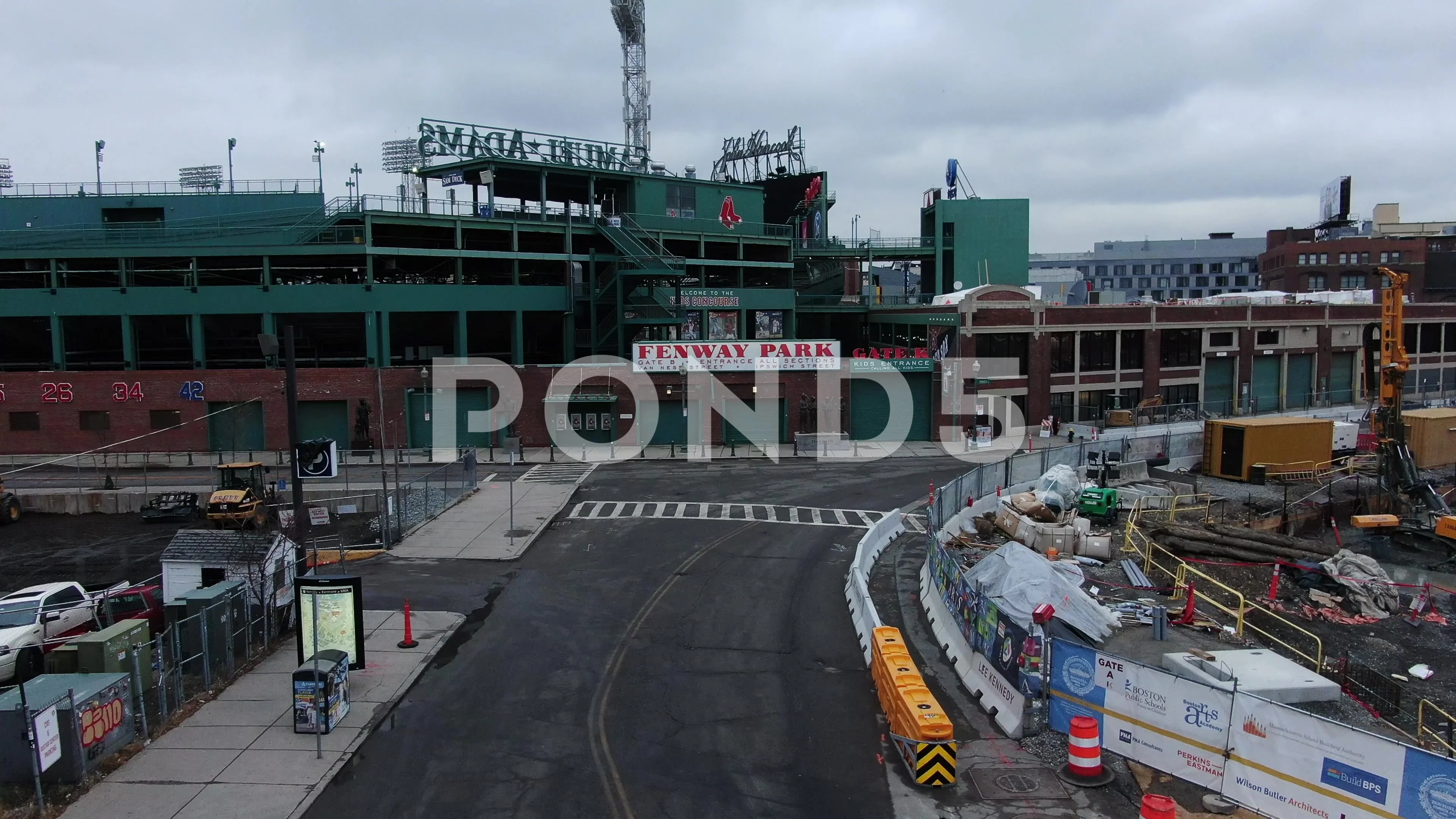 4K Fenway Park Gate B, Stock Video