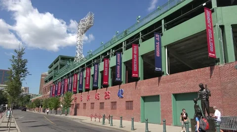 4K Fenway Park Gate B, Stock Video