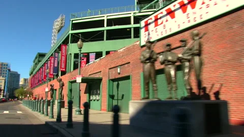 FENWAY PARK STATUES 스톡 동영상 178918459