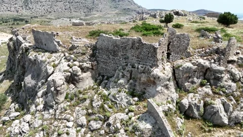 Feraklos.Castle.Greece.2507 Video stock 313442915