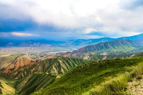 Fergana Mountain Range 04 Stock Photos