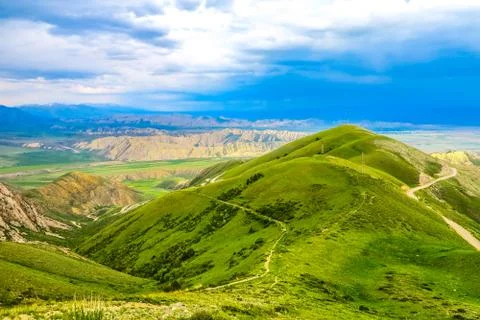 Fergana Mountain Range 06 Stock Photos
