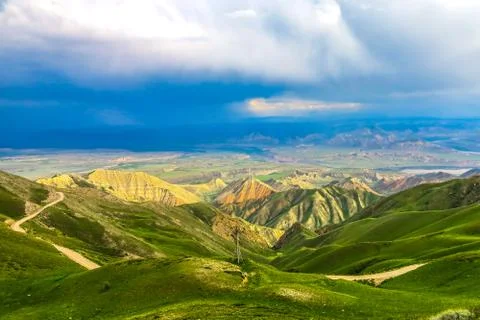 Fergana Mountain Range 07 Stock Photos