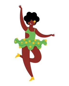 Feria cali dancer 스톡 일러스트