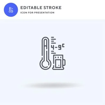 Fermentation icon vector, filled flat sign, solid pictogram isolated on white Stock Illustration