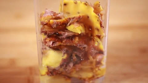 Fermentation of pineapple peel for enzyme production (3) Stock Footage 202155728