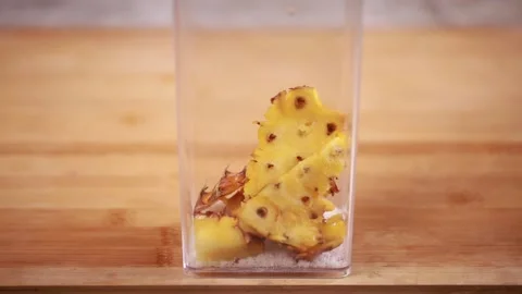 Fermentation of pineapple peel for enzyme production (2) Stock Footage 202155732