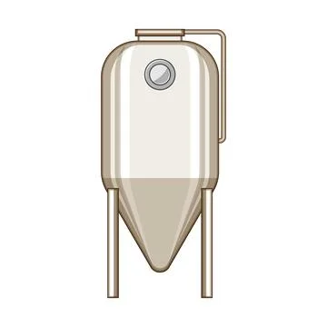 Fermentation tank for brewing beer and alcoholic beverages イラスト素材