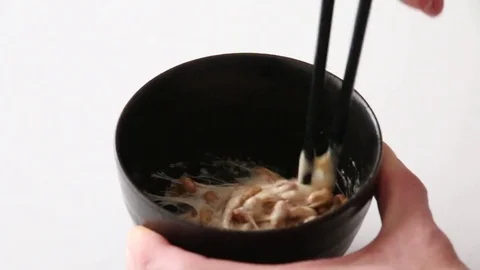 Fermented soybeans "NATTO" Video stock 78832403