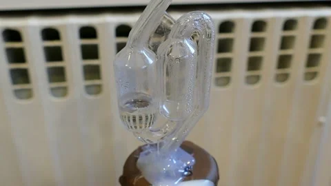 Fermenting airlock bubbling Stock Footage 147607469