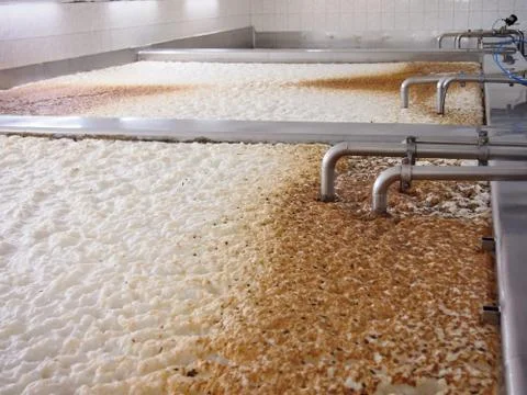 Fermenting of a beer Stock-Fotos