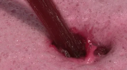 Fermenting wine. Stock Footage 63134985