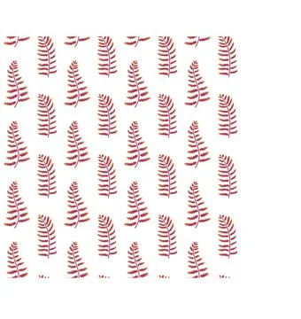 Fern leaves. Seamless pattern.. Illustration on white background. Stock Illustration