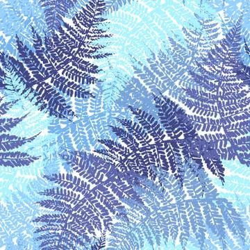 Fern seamless pattern Stock Illustration