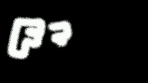 Fern Text Spraypaint Effect Graffiti Kit Masks Collection Stock Footage 113889498