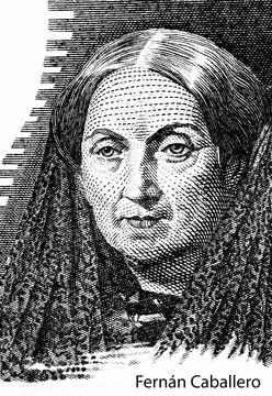 Fernan Caballero was the pseudonym 写真素材