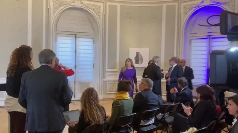 Fernández receives Biden's support before the IMF: "He told me to count on him", Stock Footage 237129089