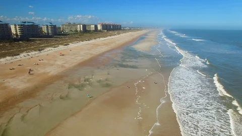 Fernandina Beach Aerial Vídeo Stock 104863368