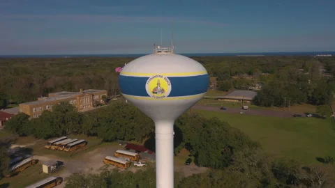 Fernandina Beach Watertower Vídeos de archivo 155209820