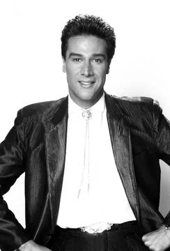Fernando Allende studio portrait session in 1984 Credit: Ron Wolfson / Foto stock