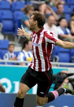 Fernando Llorente of Athletic Bilbao Stock Photos
