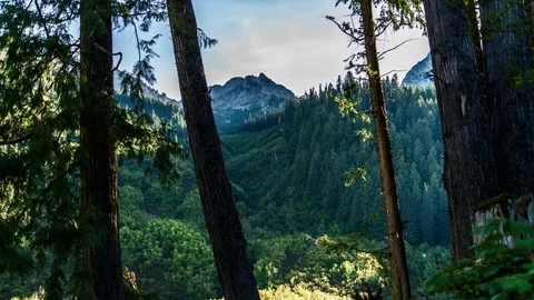 Fernie Mountain Vista Stock Footage 82212042