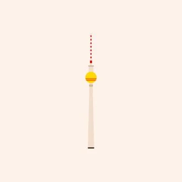 Fernsehturm Berlin, Germany Stock Illustration