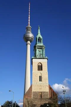 Fernsehturm berlin Stock Photos