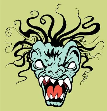 Ferocious creature Stock Illustration