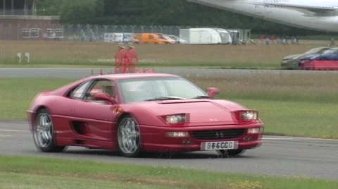 Ferrari 355 on track Stock Footage 52295041